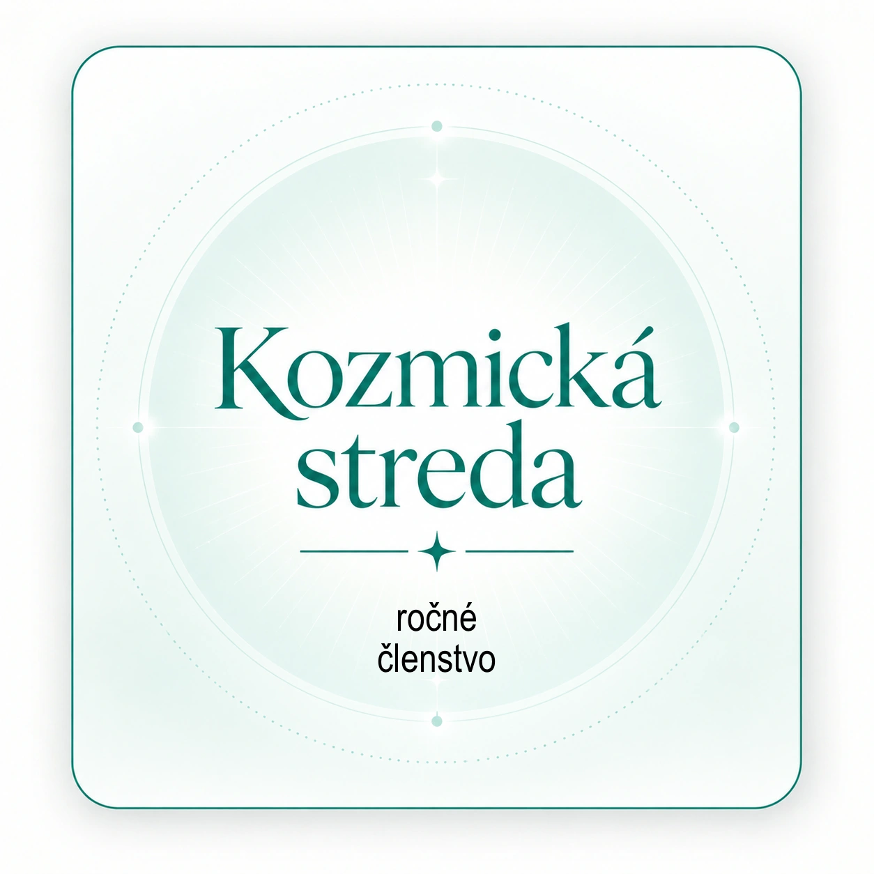 Kozmická streda - ročné členstvo